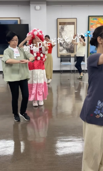 七夕盆踊りの練習会に参加して来ました